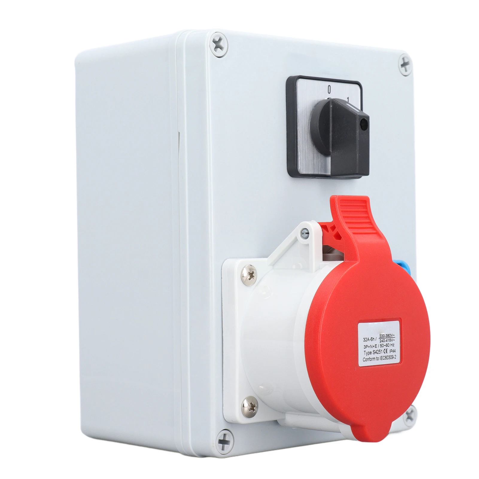Настенная розетка CEE распределитель питания 5P 32A 16A с 2-уровневым ручным