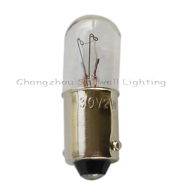 2025 Great!miniature Lamp Ba9s T10x28 30v 2w Super Bright 10pcs A035