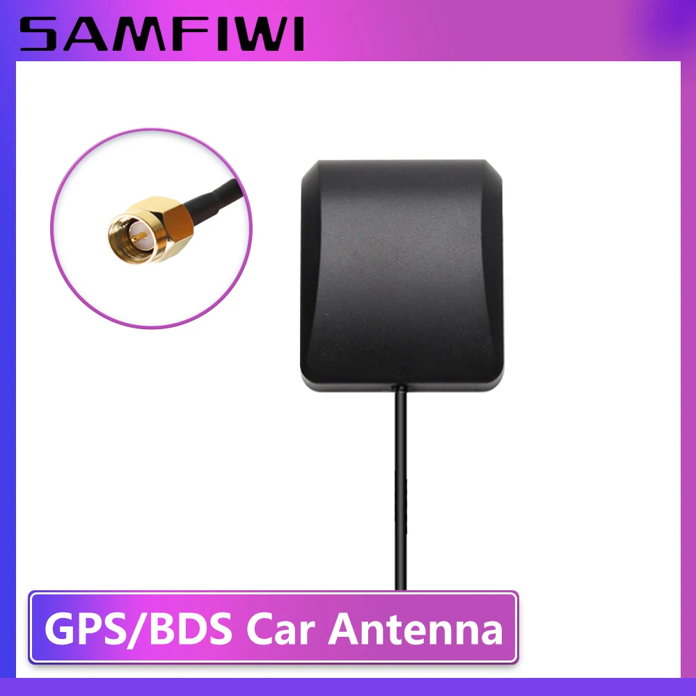 

GPS/BDS Автомобильная навигационная антенна Высокоточный усилитель спутникового позиционирования сигнала 38dbi Магнитная база FAKRA SMA Male