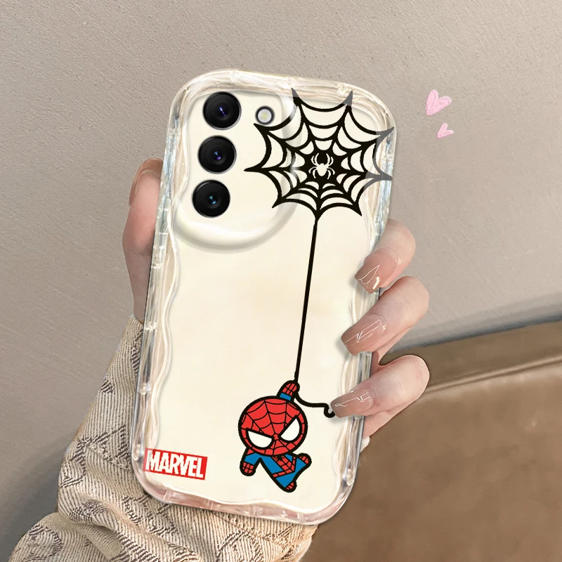 Чехол для телефона с изображением Человека-паука Samsung S24 S23 S21 S20 Ultra Plus FE A73 A72 A71 A51 A05S