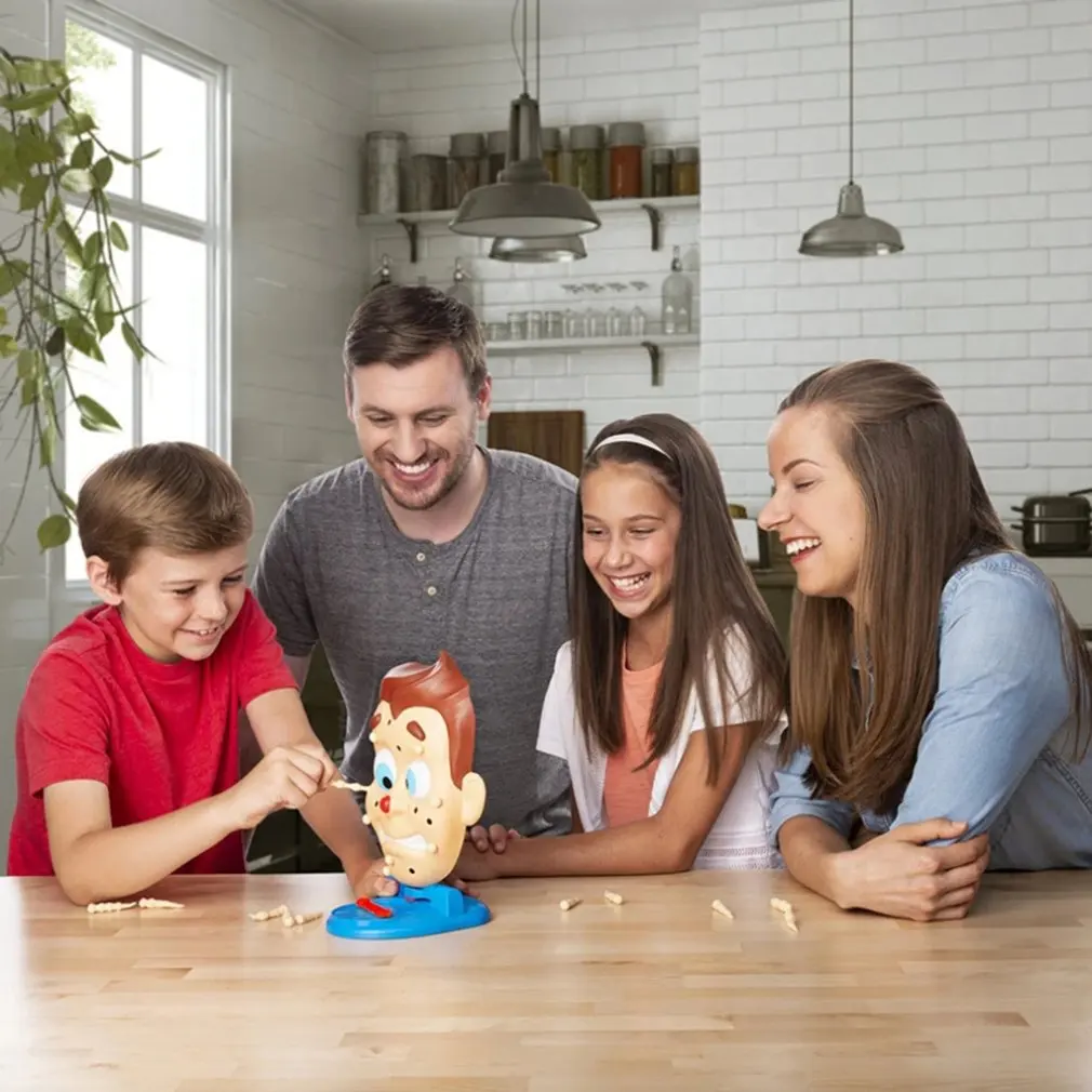 Face Shape Squeeze Acne Toy Popping Pimple Parent-Child Board Game Funny Family Games