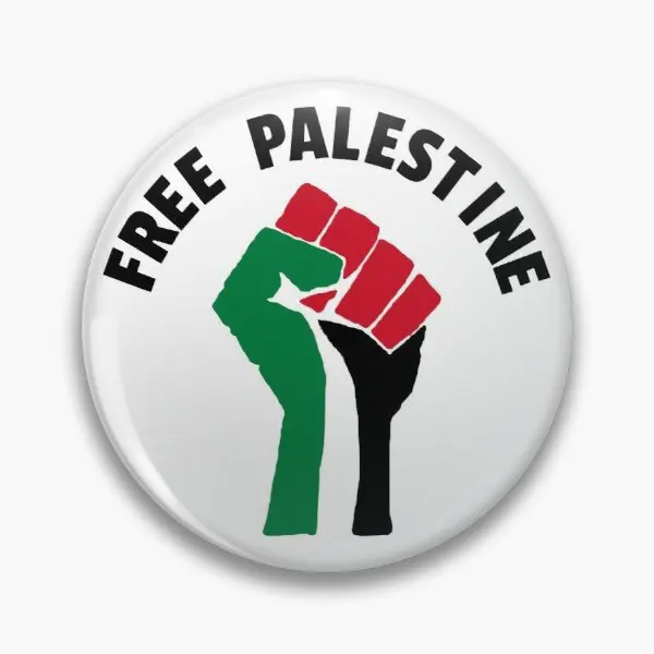 

Free Palestine Raised Fist Customizable Soft Button Pin Funny Badge Collar Metal Women Lapel Pin Decor Cute Fashion Jewelry