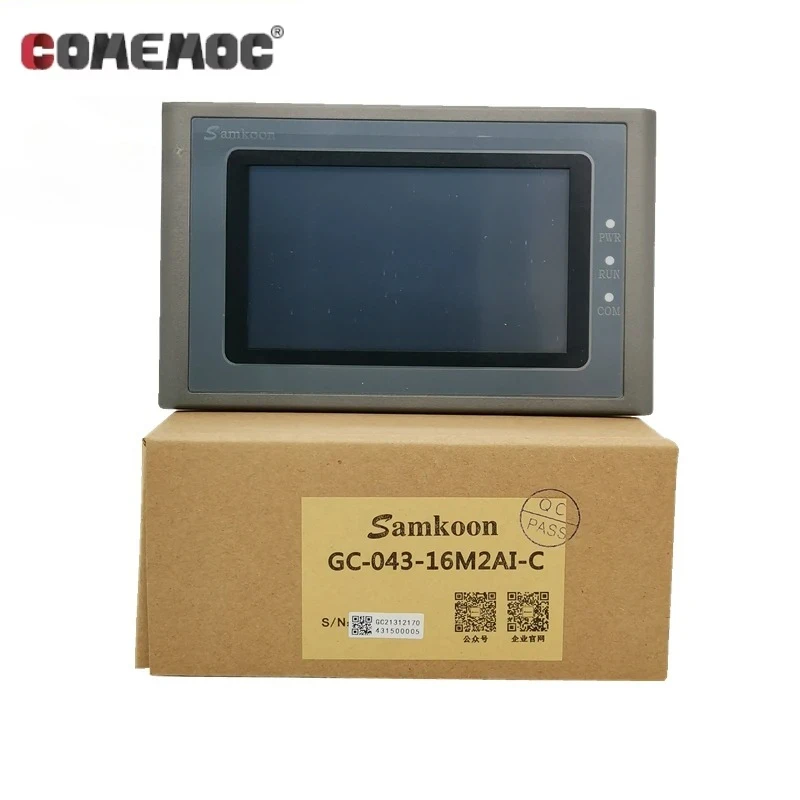 Фото GC-043-16M2AI-C GC-043-16M4AI-C GC-043-16M-C Samkoon HMI+PLC 4,3-дюймовый сенсорный экран 24 В постоянного тока №1