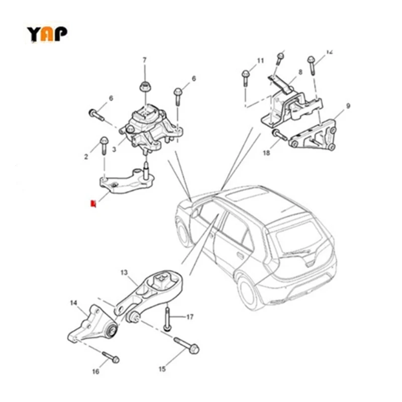 Задний датчик ABS для NISSAN QASHQAI + 2 J10E J10Z JJ10E MR20DE 2.0L L4 M9R 2WD 47900-JD000 2007-2010 | Автомобили и