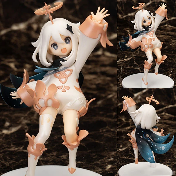 

Genshin Impact Paimon Anime Figures Venti Action Figma PVC Toys Collection Model Doll Figma Cute Girl Brinquedos Klee Figurine
