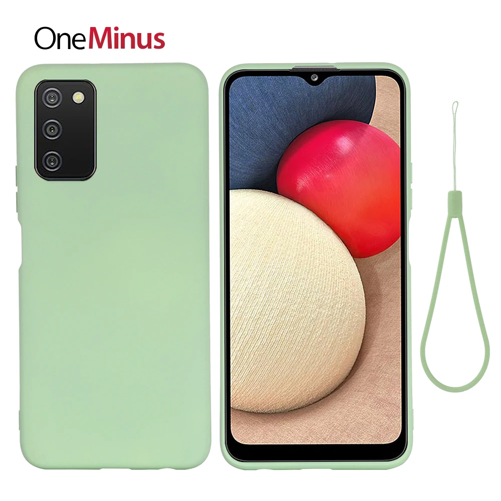 

Liquid Silicone Cover For Samsung Galaxy A03s Case A03 Global A 03 Soft Gel Rubber Protective Cover Skin Friendly Funda Coque