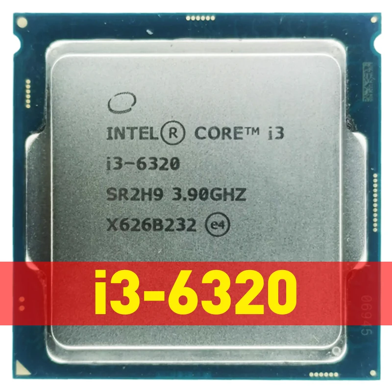 

Free Shipping Intel Core i3 6320 Processor 3.9GHz 4MB Cache Dual Core Socket LGA 1151 Qual Core Desktop I3-6320 CPU