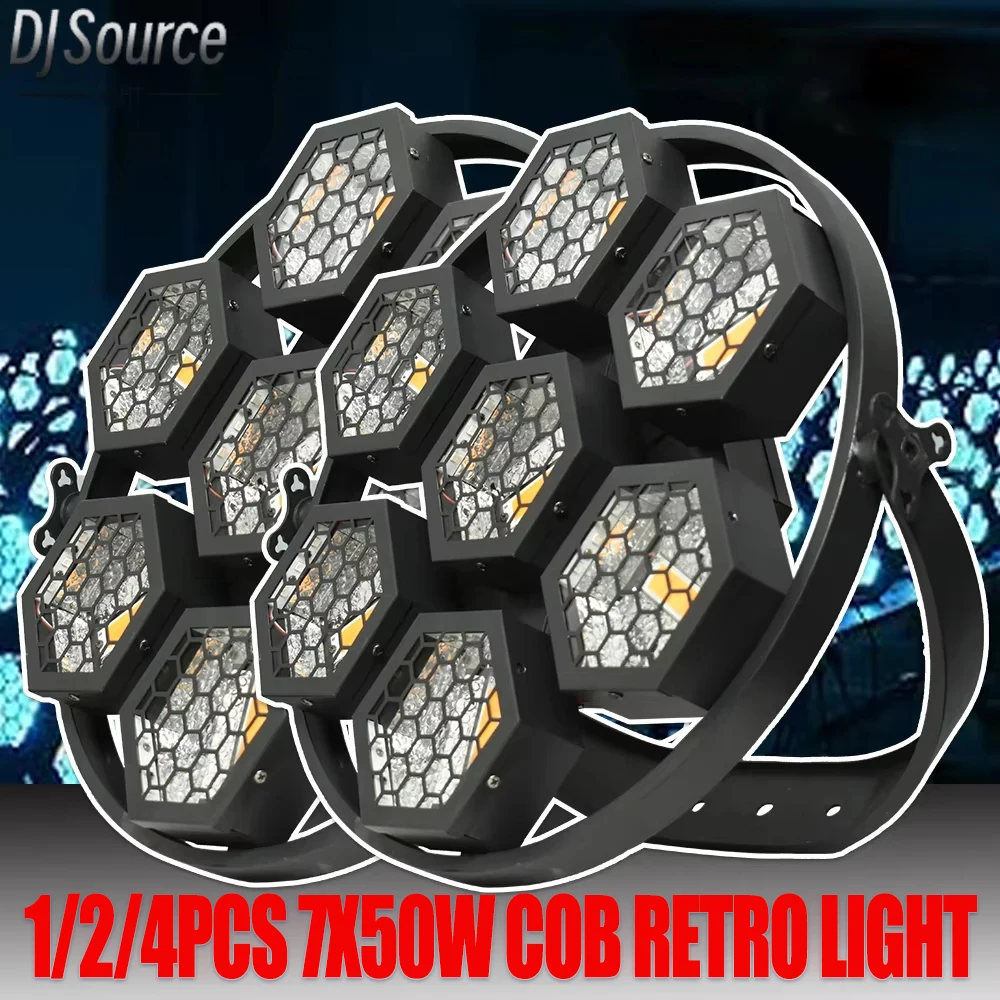 

Ретро-свет COB Blinder Light Strobe 7X50 Вт для DJ