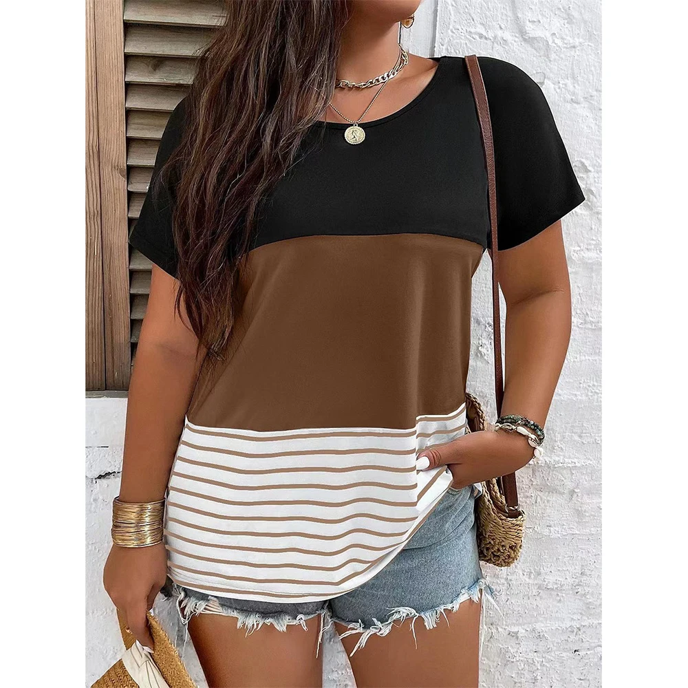 Женская футболка с V-образным вырезом