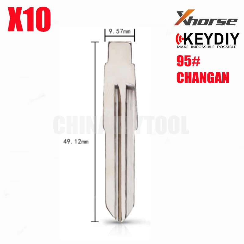 

95# Metal Blank Flip Folding KD Car Remote Key Blade Type #95 For Changan For BMW Mini Key Uncut Blade