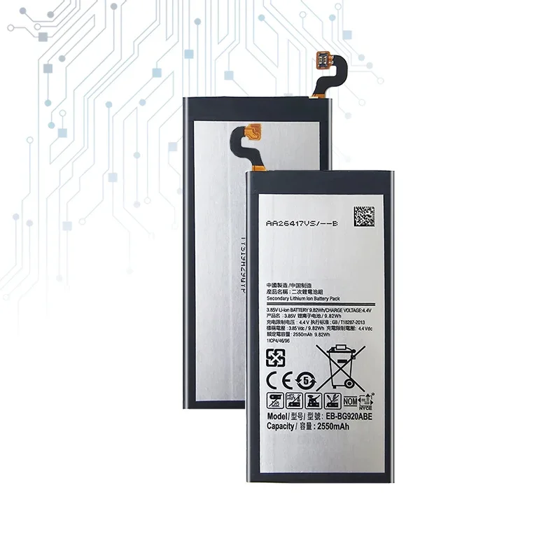 Аккумулятор для мобильного телефона EB-BG920ABE EBBG920ABE 2550 мАч Samsung Galaxy S6 G9200 G920 G920f G920i G920A