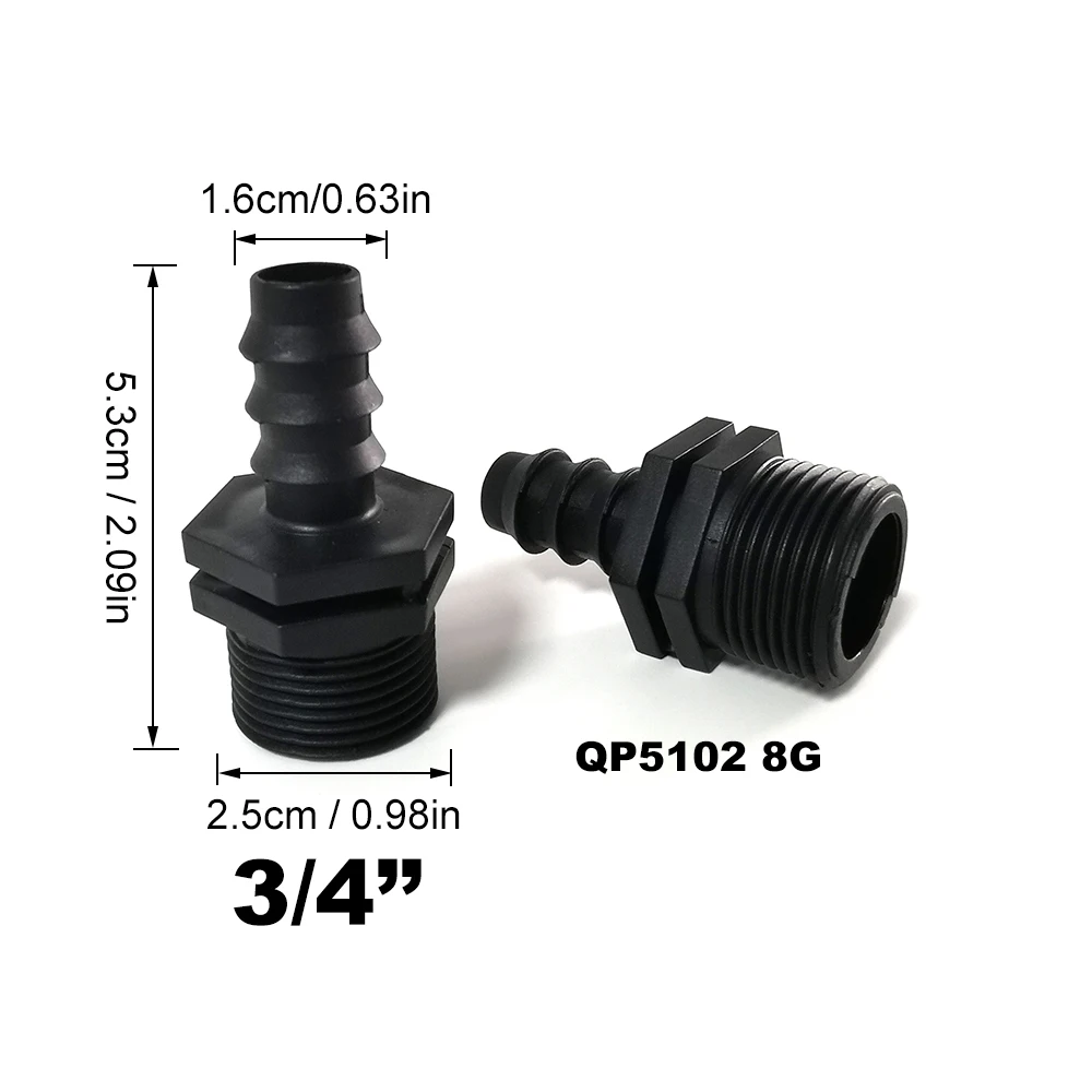 

Набор соединителей для шлангов из пластика 5 шт.