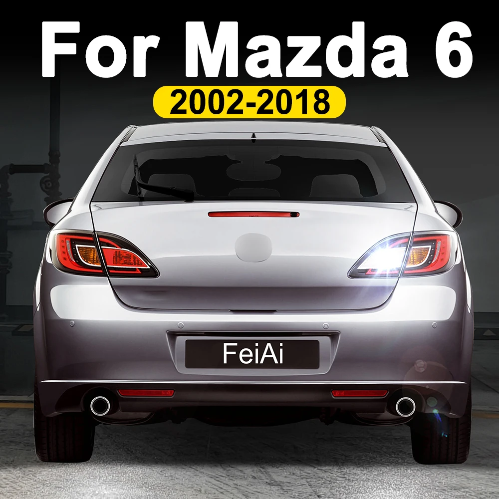 

Для Mazda 6 GG GH GJ Atenza светодиодные фонари заднего хода, аксессуары 2002-2018 2017 2016 2015 2014 2013 2012 2011 2010 светодиодный фонарь заднего хода