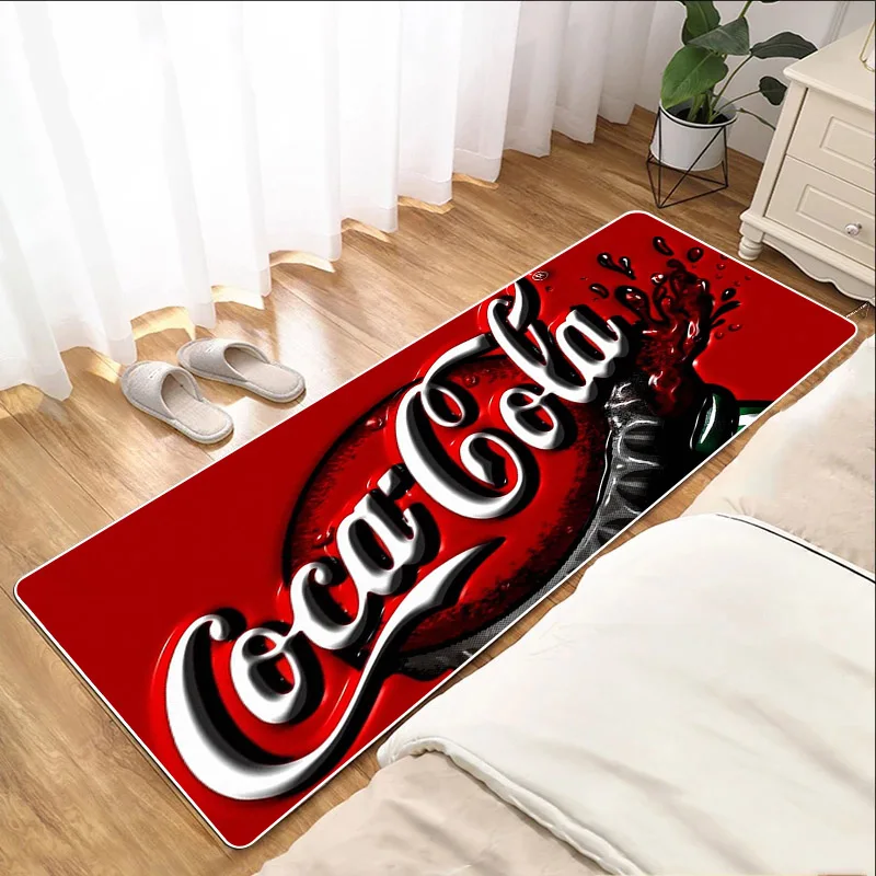 

Нескользящий и моющийся кухонный коврик Cocas Cola, напольный ковер, Придверный коврик, коврик для входной двери, Придверные коврики для ванной ...