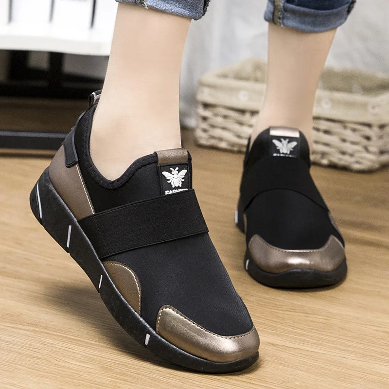 Women's Shoes New 2022 Casual Shoes Trend Ladies Colorblocking Sneakers Korean Version Student Running Shoes