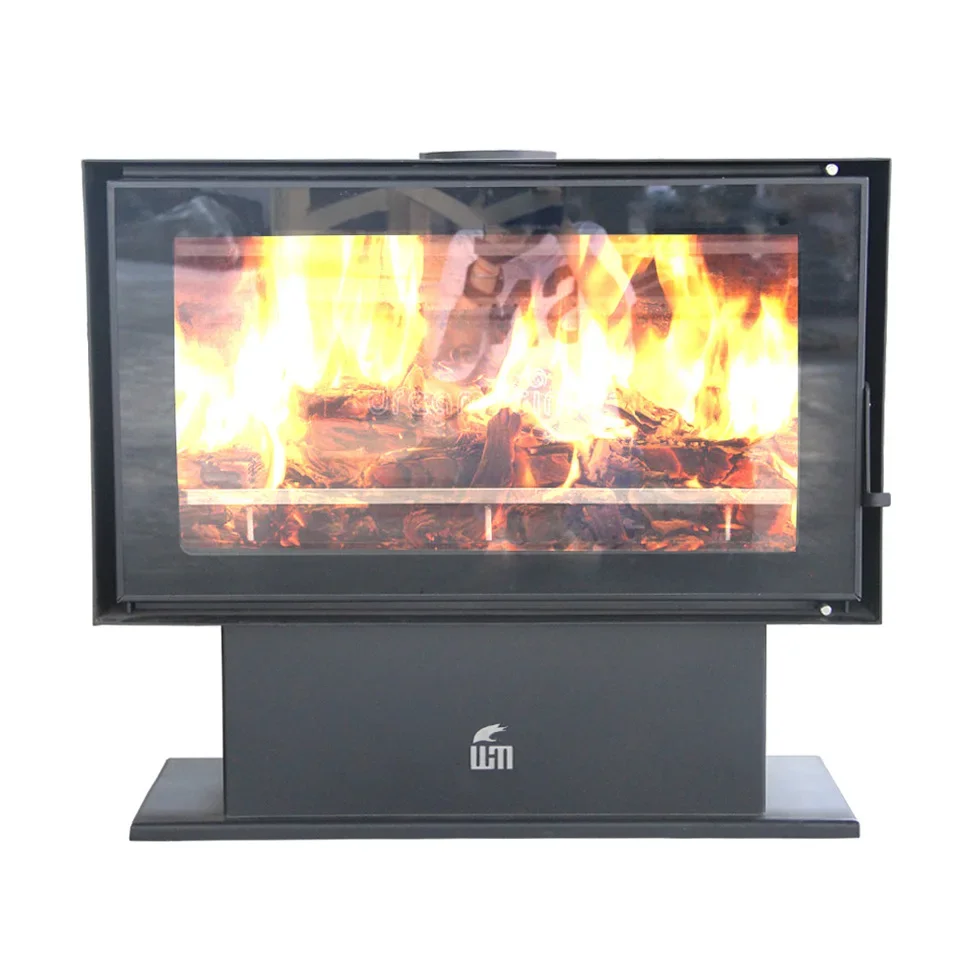 Дровяная печь Warmfire Дровяной камин Современный дизайн Большое стекло