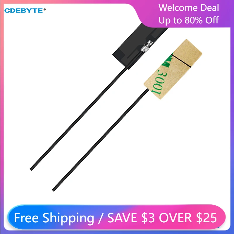 

10PCS/Lot 2.4G 2dBi Built in FPC Antenna CDEBYTE TX2400-FPC-2509 IPEX Interface 50Ohm SWR Less than 2.0 for Wireless Module IoT