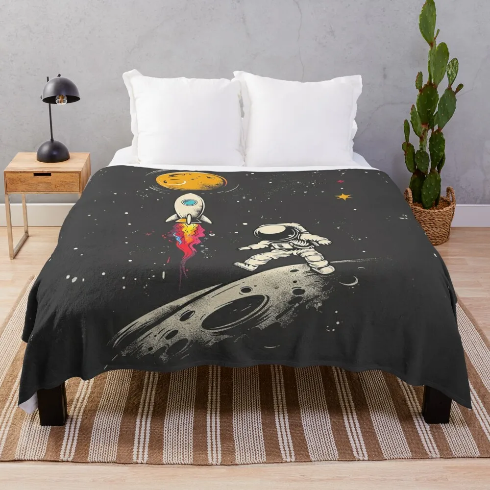 Назад в школу Исследуйте космос с дизайном космонавта от NoarusRainbowLand 2024 одеяло