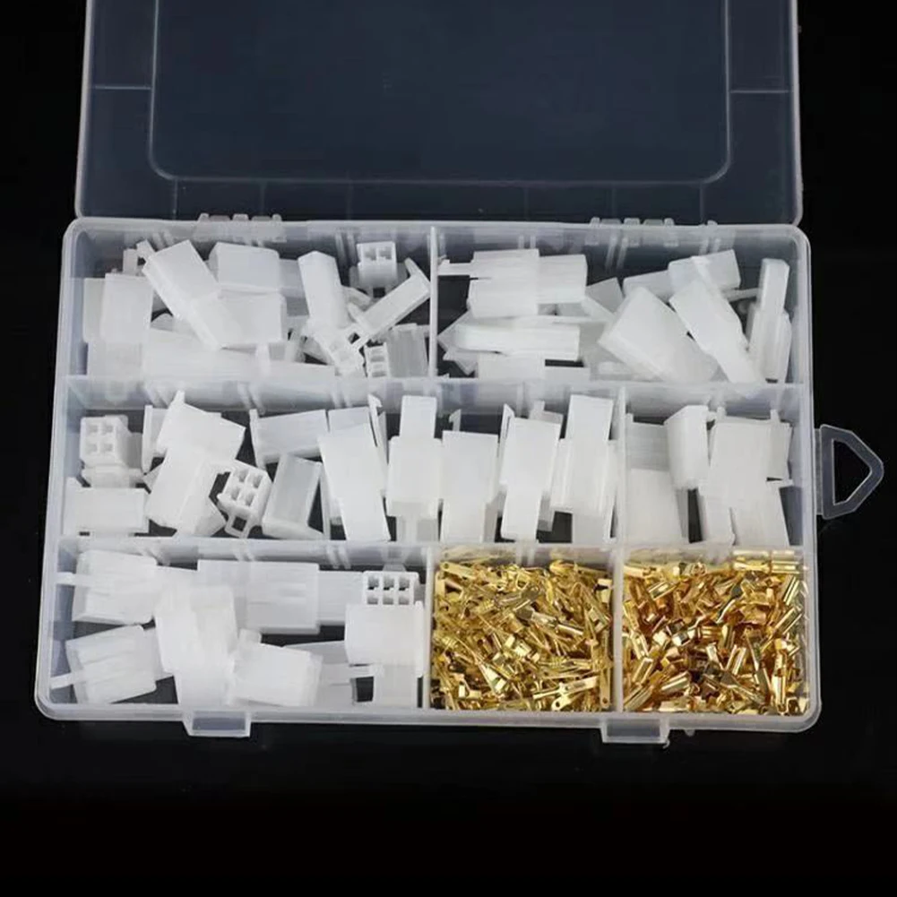 

380pcs/set Storage Case 2 3 4 6 Pin Terminal Housing Male Female Wire Connector Motorcycles Car Accessories Durable Easy To Use