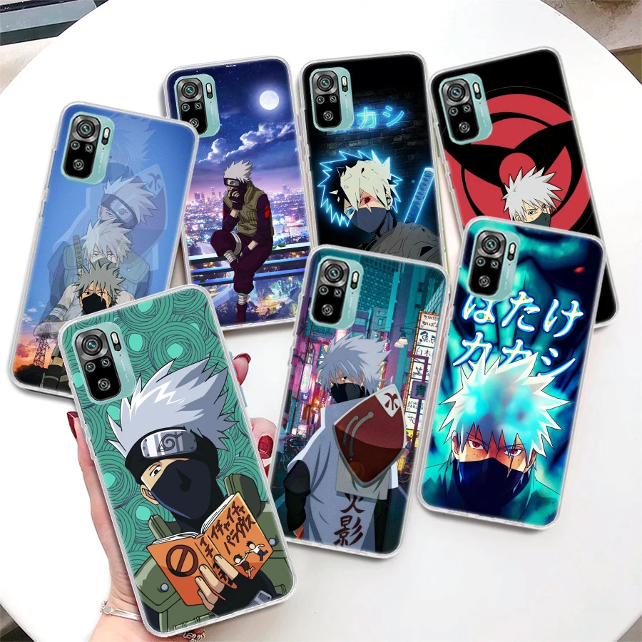 

Naruto Kakashi Coque Phone Case For Xiaomi Redmi Note 10S 11 11S 11T 11E 10 Pro Max 9 9S 9T 5G 8 8T 7 6 5 5A 4X 4G Cover