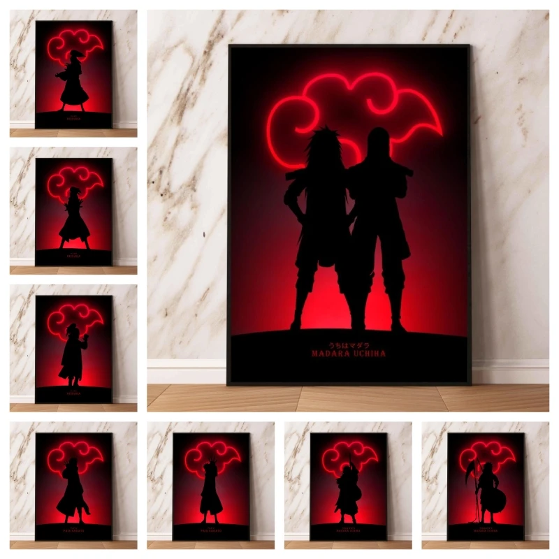 

Canvas Printing Naruto Deidara Children Gifts Kid Action Figures High Quality Art Poster Home Hanging Cartoon Character Picture