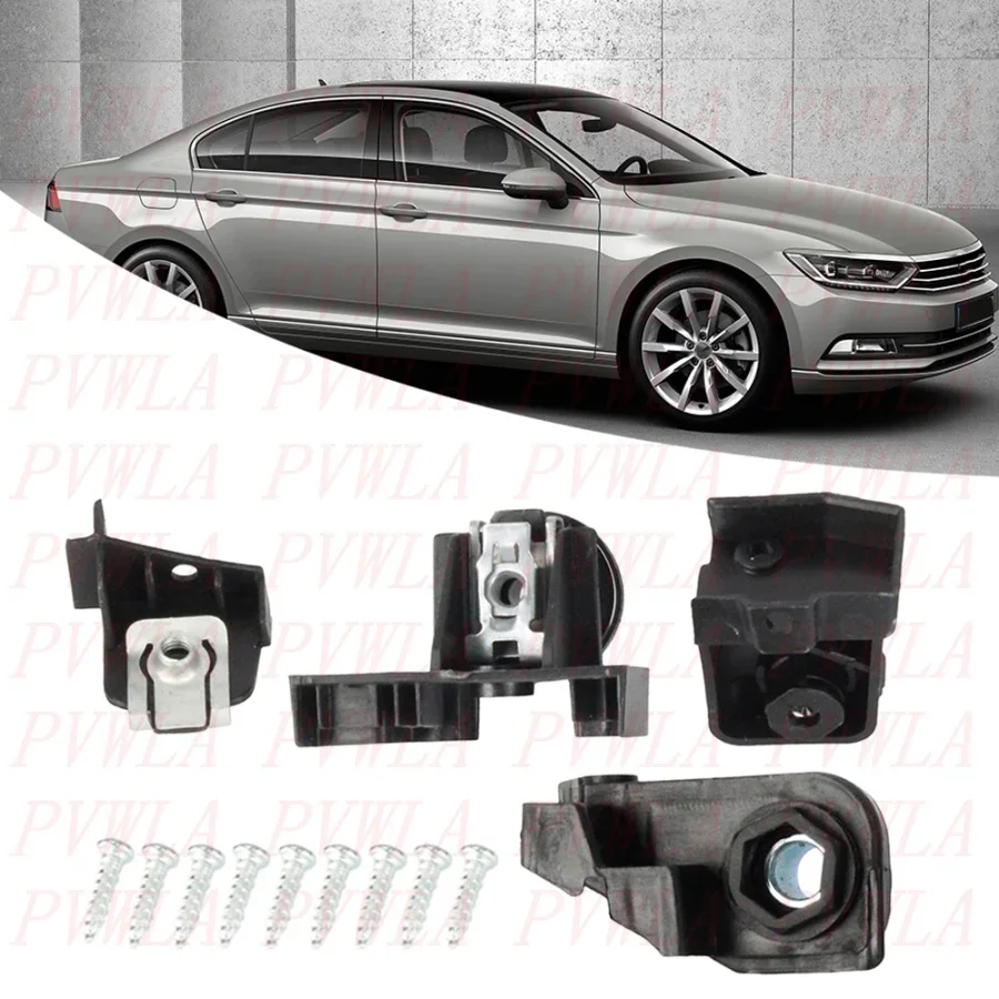 

Для VW Passat B8 Европейская версия 2015 2016 2017 2018 передний бампер автомобиля кронштейн фары ремонтный комплект 3G0998225 3G0998226