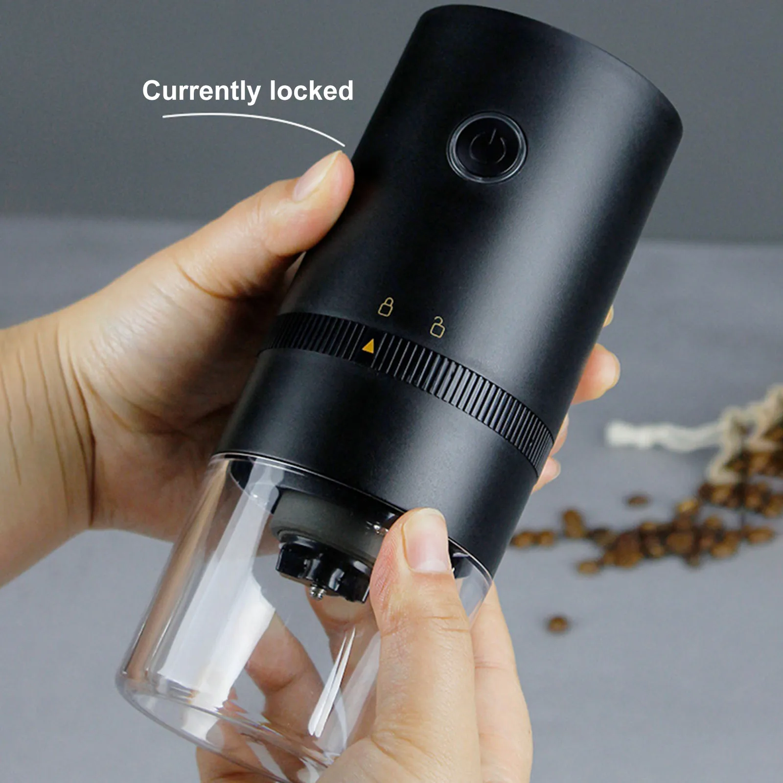 

Electric Coffee Mill Grinder Machine Portable Home Kitchen Grain Nuts Beans Spice Seed Pepper Grinding TYPE-C Grinders Crusher