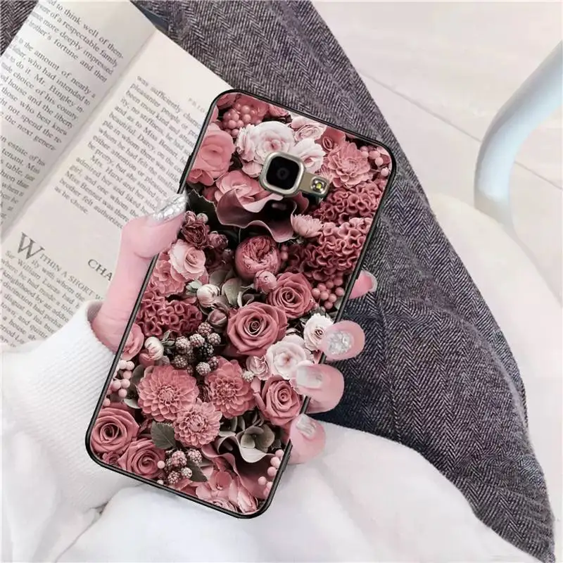 Flower Pink Phone Case for Samsung A51 01 50 71 21S 70 31 40 30 10 20 S E 11 91 A7 A8 2018