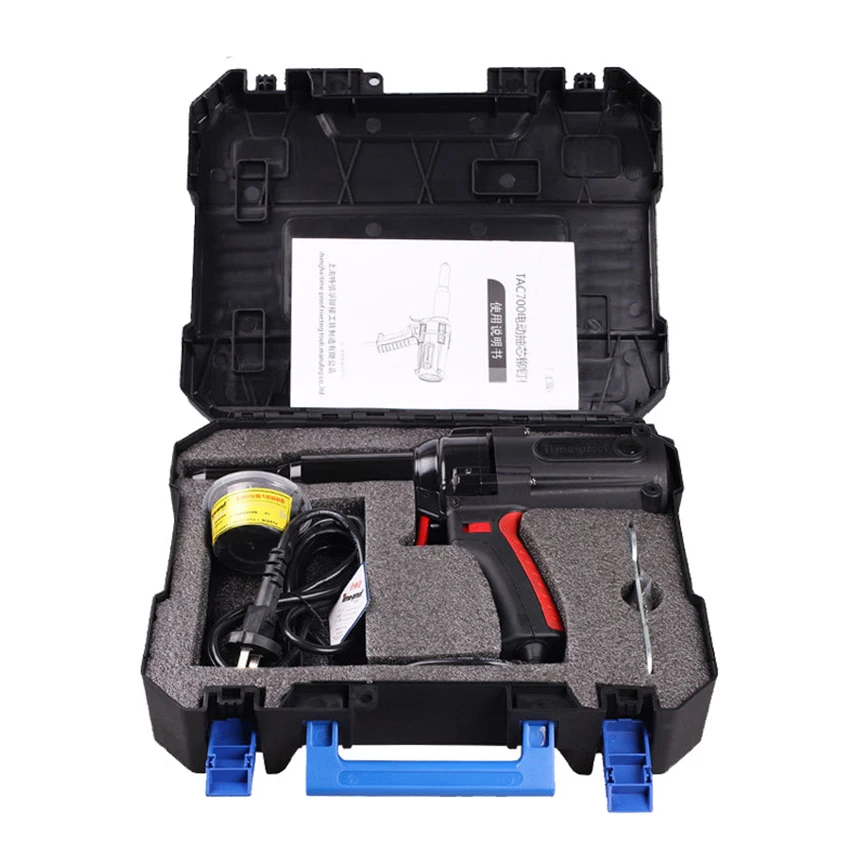 Сверхмощный Электрический заклепочный пистолет TAC700, до 6,4 мм, Клепальный Инструмент, Электрический заклепочник, электроинструмент 220 В/600 Вт