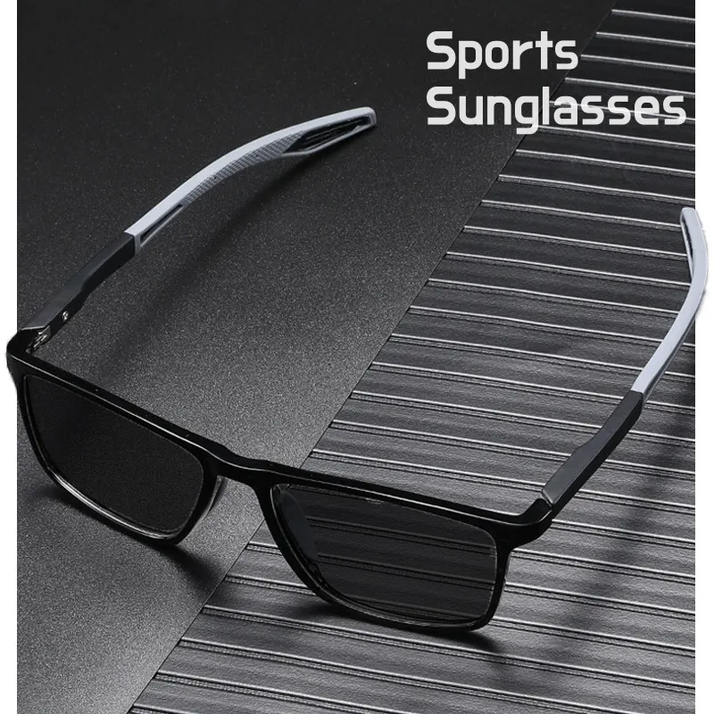 

Unisex Fashion Sports Sunglasses Classic TR90 Square Frame UV400 Sun Glasses Men Women Outdoor Travel Anti-glare Goggle Eyewear