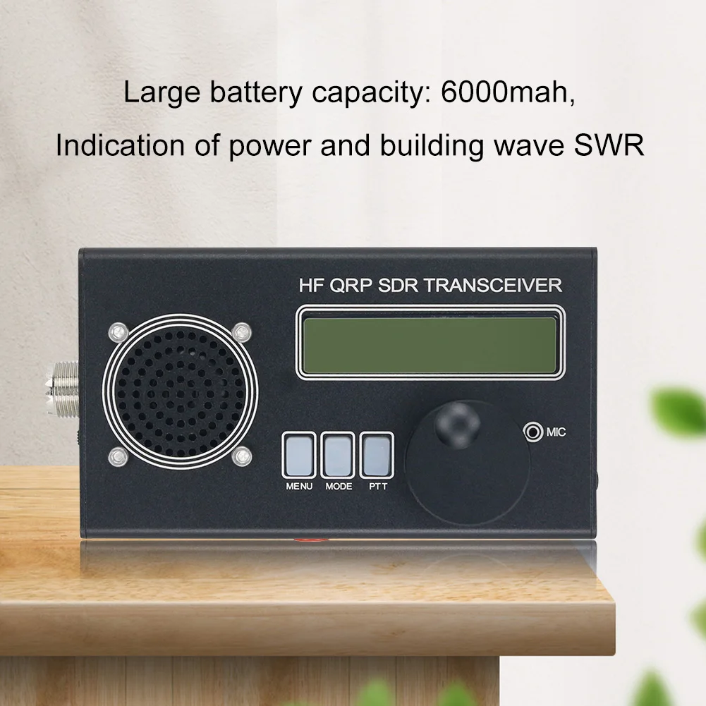 

Приемопередатчик для коротких волн USDR/USDX 8-диапазонный приемопередатчик SSB CW QRP 10 Вт встроенный аккумулятор 6000 мАч с ручным микрофоном для любительского радио