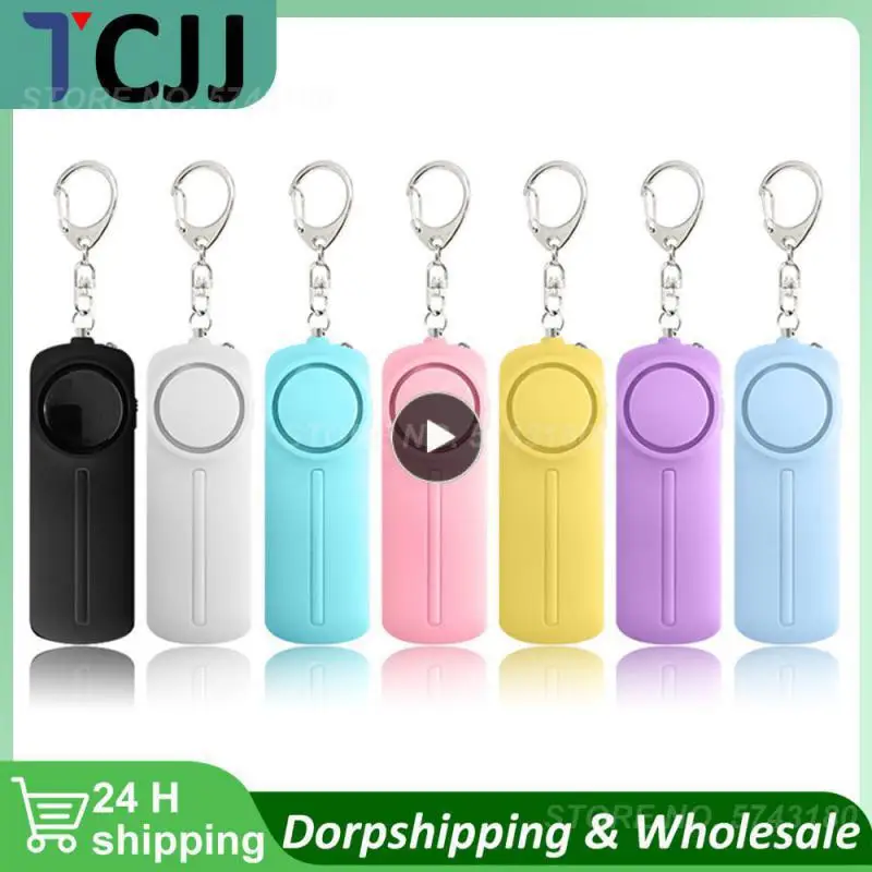 

1~10PCS Self Defense Alert Versatile Reliable And Effective Emergency Alarm Keychain 130db Siren Personal Safety Anti Wolf Alarm