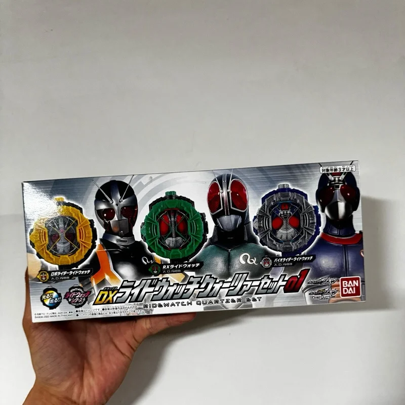 Фото Премиум-набор Bandai Dx Kamen Rider Zio Showa Rider Ridewatch Complete Set 01 02, коллекционная игрушка для любителей коллекционирования №2