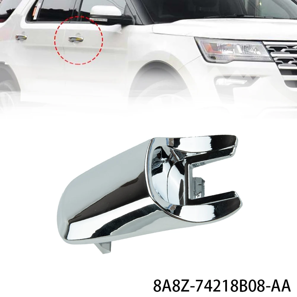 

1pcs Door Handle Cap Front Right Rear Left Rear Right Electroplating Process Electroplating Silver 8A8Z-74218B08-AA