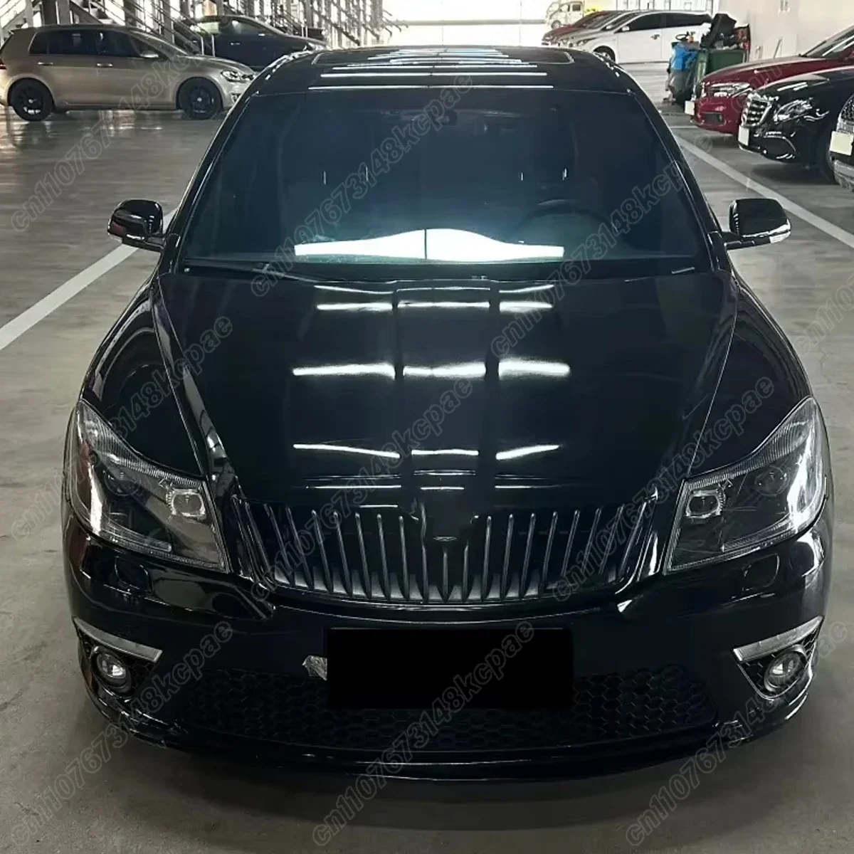 Фото Для Skoda Octavia Grill 2011 2012 2013, автомобильная передняя решетка воздухозаборника, передняя решетка рассеивания тепла, декоративные аксессуары, комплект кузова №5
