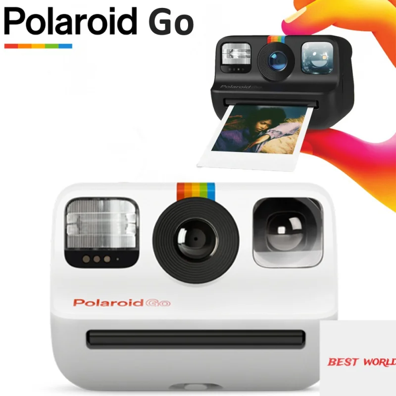 Ультрамаленькая камера Polaroid Go черный/белый цвет (дополнительно 16 листов белой