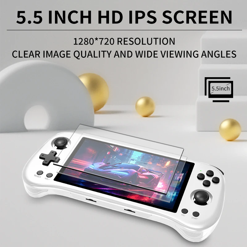 Powkiddy New X55 портативная игровая консоль