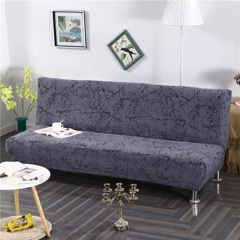 

New in Folding Sofa Bed Cover Tight Wrap Sofa Towel Rekbare Kaft Couch Cover Without Armrest housse de canap cubre sofa christma