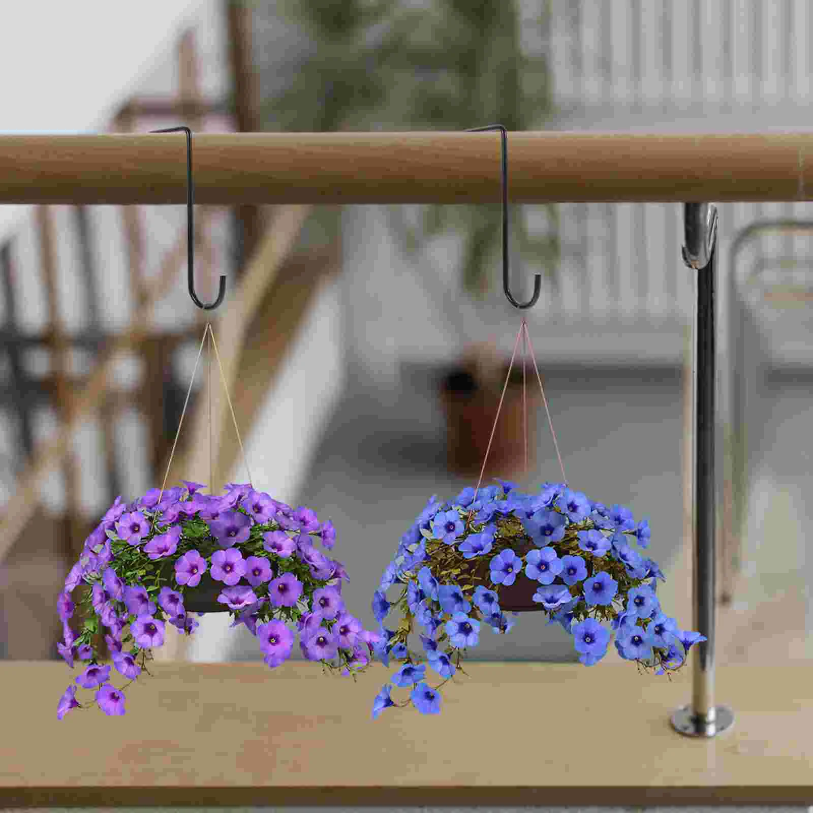 6 шт. многофункциональные садовые цветы прочный подвесной крючок крючки для