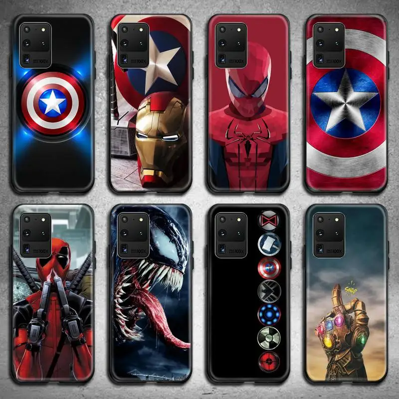 

Bandai Marvel superhero Phone Case For Samsung Galaxy S21 Plus Ultra S20 FE M11 S8 S9 plus S10 5G lite 2020