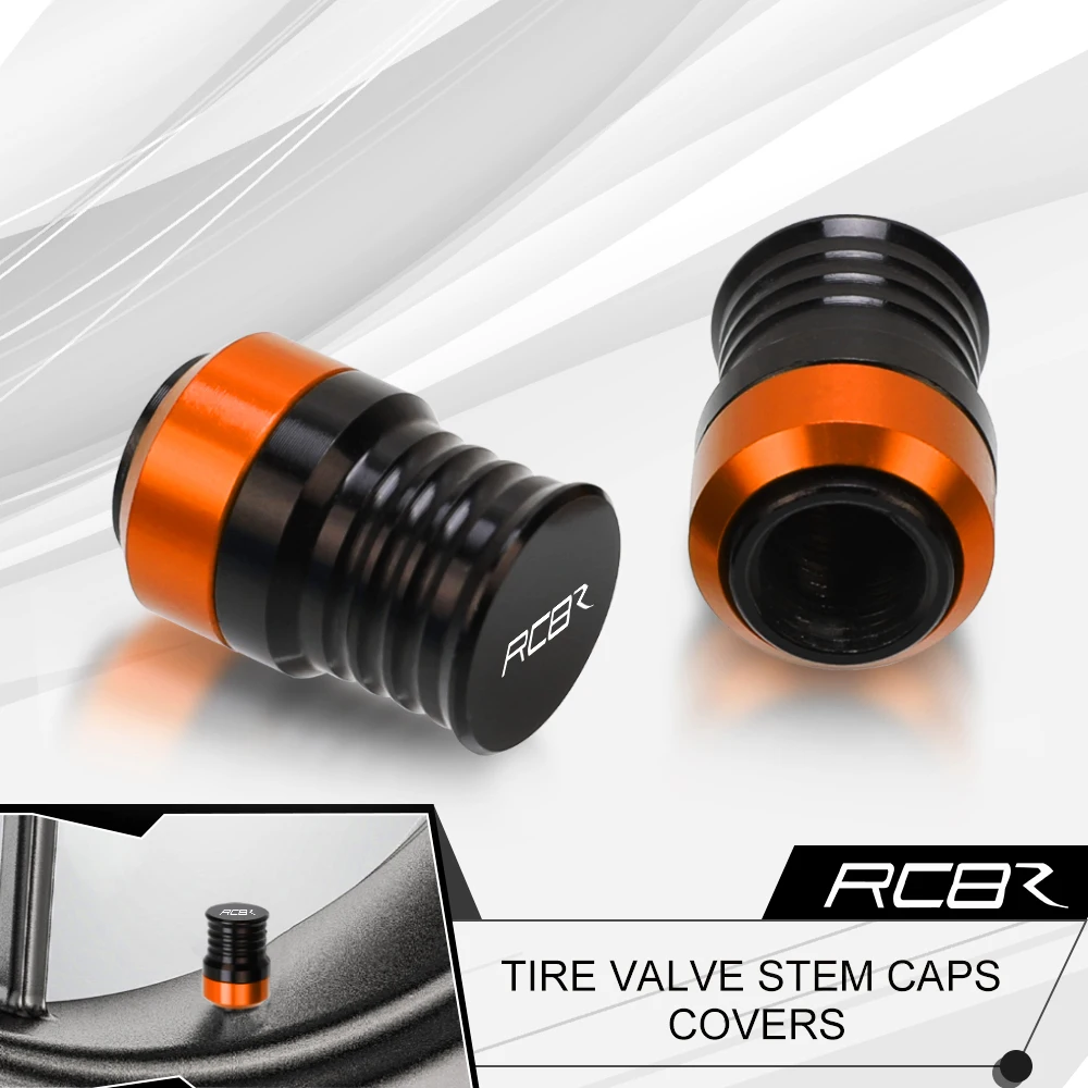 

For RC 8R RC8R 2011 2012 2013 2014 2015 2016 2017-2022 Motorcycle Accessorie Wheel Tire Valve Stem Caps Airtight Cover Universal