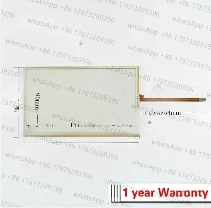 Фото MT4414T MT4414TE Стеклянный дигитайзер сенсорной панели для Kinco MT4414T MT4414TE Сенсорный экран с защитной пленкой, передняя накладка №2