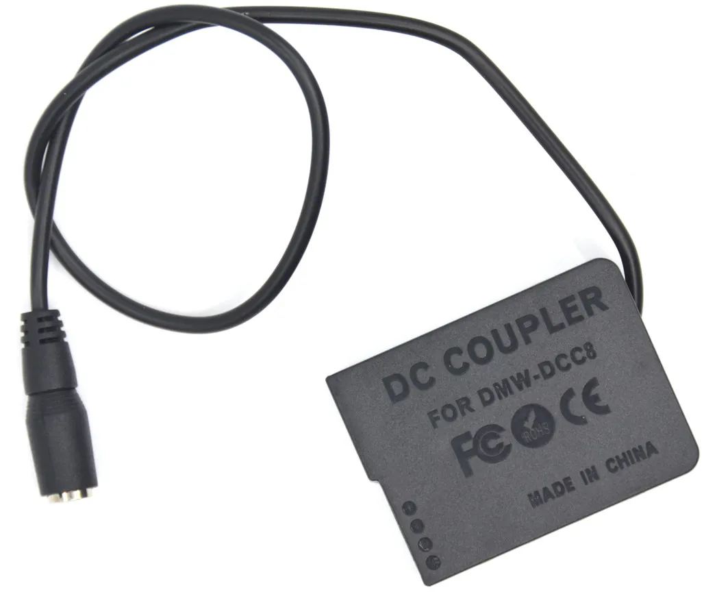 Фото DMW BLC12 Декодированный муляж аккумулятора DCC8 DC Coupler для Panasonic GX8 G5 G7 G91 G90 G85 G80 DMC-FZ2500 FZ1000 FZ300 FZ200 №2