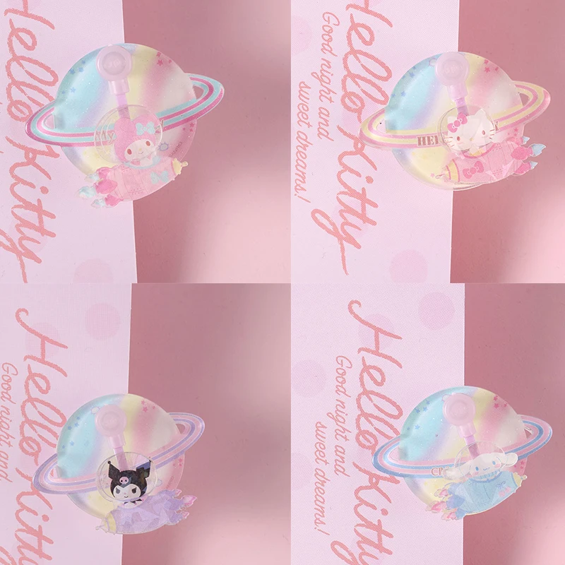 

Mini Astronaut Lavalier Clip Kawaii Sanrio Cartoon Anime Cinnamoroll Purin Dog My Melody Cute Creative Clip Storage Decoration