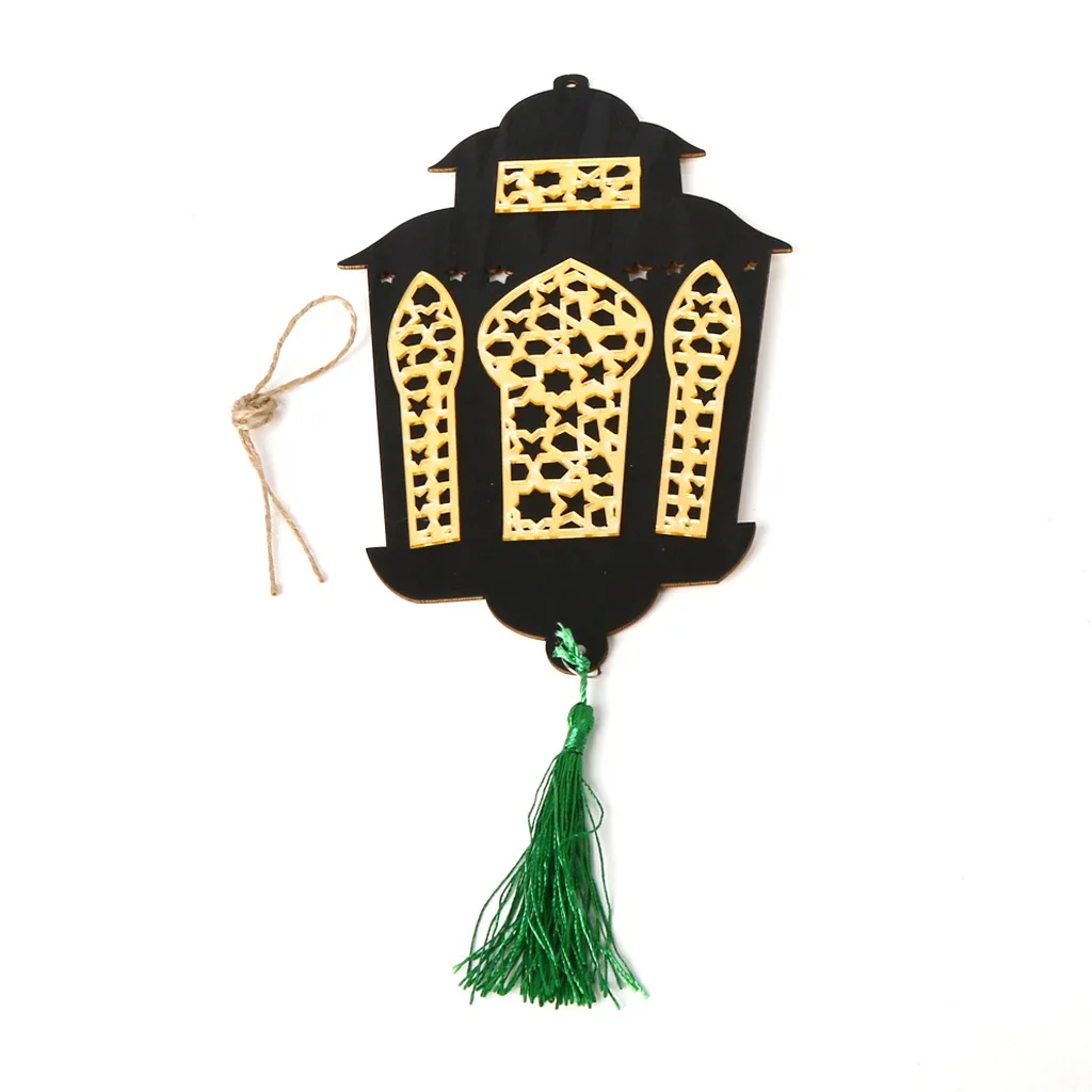 

Islamic Muslim Party Hanging Decor Ramadan Wooden Pendant Decoration for Home EID Gifts Abaya AL Adha Kareem EID Mubarak