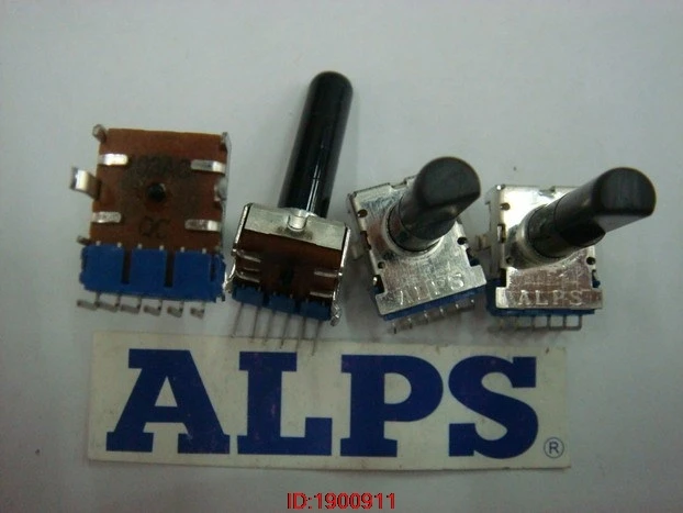 1 шт./партия Вертикальный двойной потенциометр ALPS 142 6 футов 10K {103AC midpoint] ручка 103A 103C
