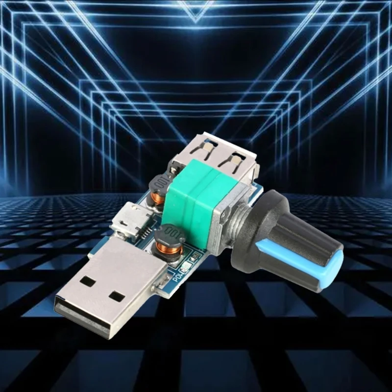 Ручной USB-контроллер скорости вентилятора 4-12 В 5 Вт переключатели управления