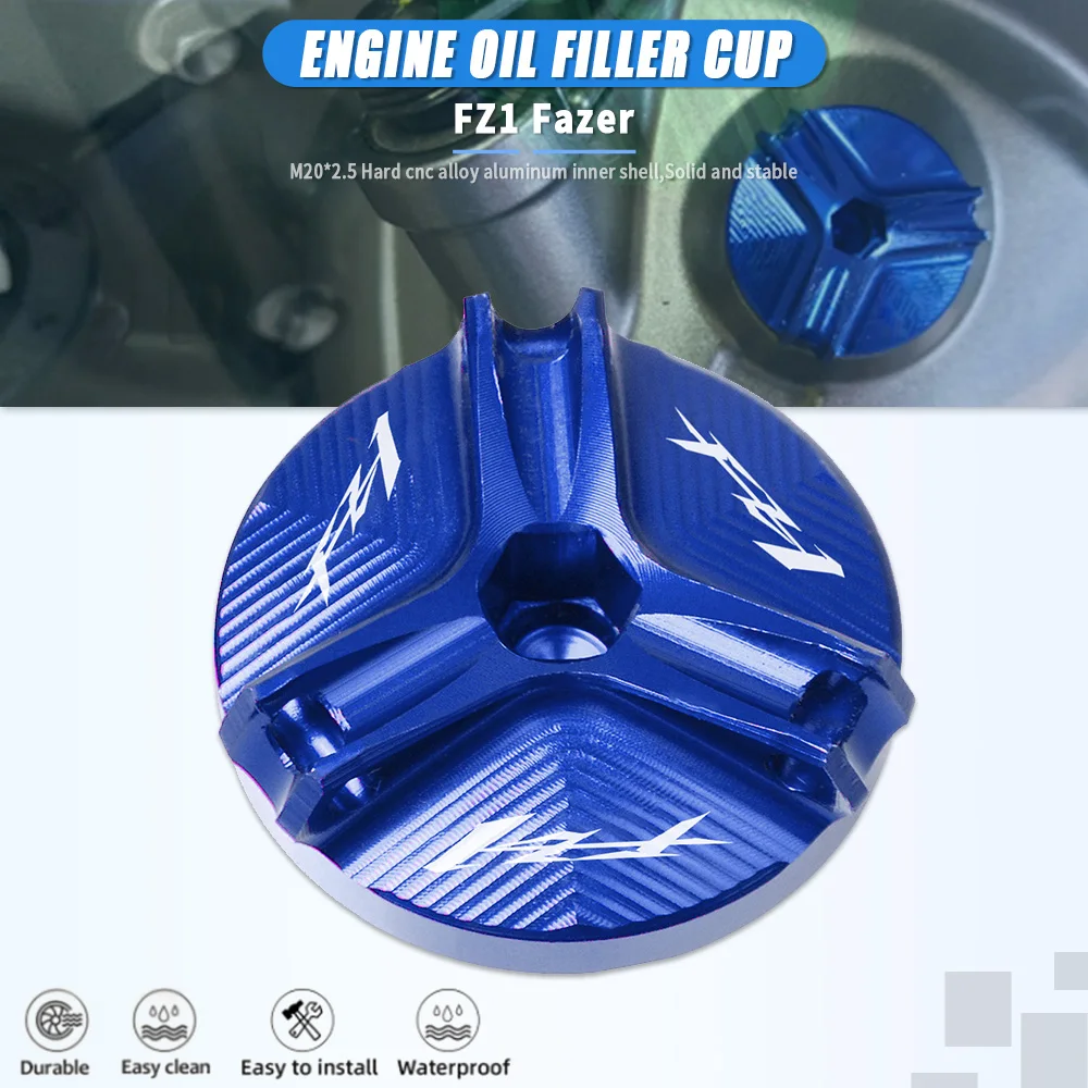 

YZF R1 Engine Oil Cap Bolt Screw filler cover For Yamaha YZF-R1M YZFR1 2002 2003 2004 2005 2006 2007 2008 2009 2010 2011 2012