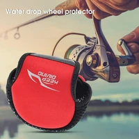 convenient redblueblack mesh useful fishing wheel pouch fishing equipment water drop wheel bag fishing wheel pouch