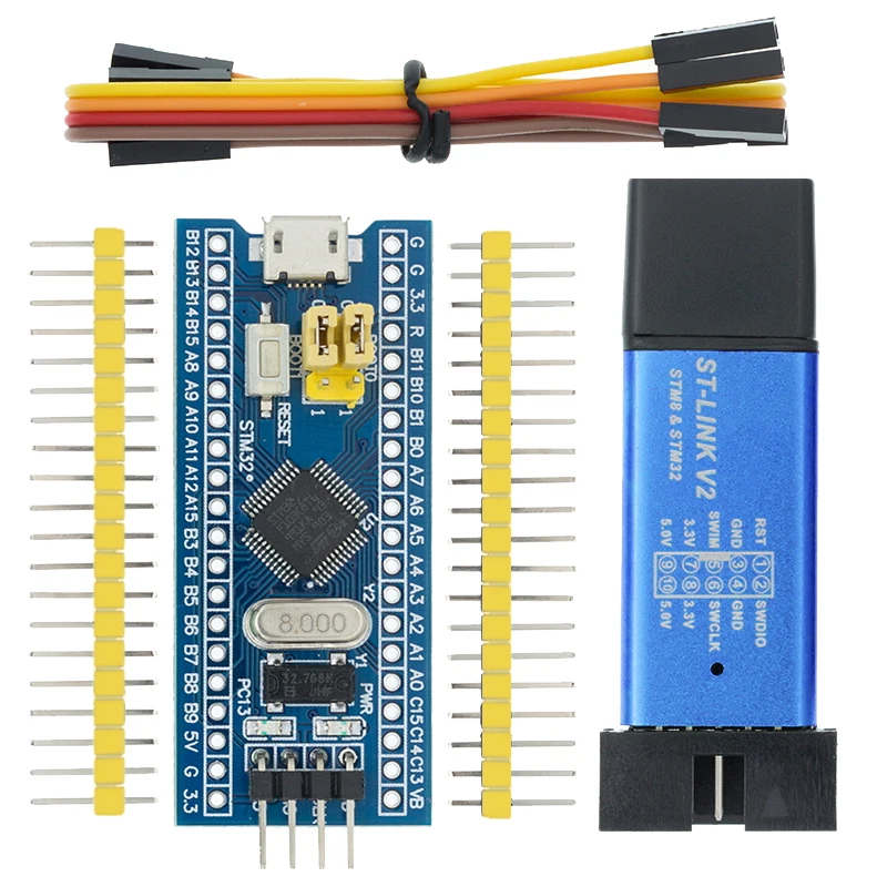 

Модуль платы разработчика минимальной конфигурации STM32F103C8T6 ARM STM32 для Arduino ST-Link V2 Stlink V2 Mini STM8